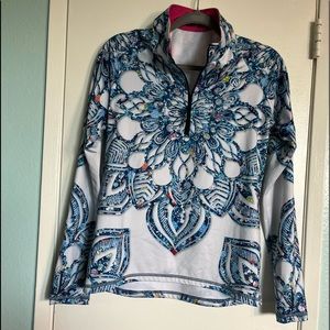 INKnBURN Ladybug quarter zip large